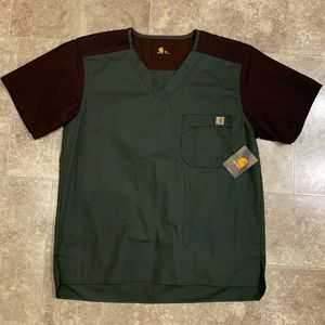 Carhartt Men’s Ripstop Scrub Top - Olive